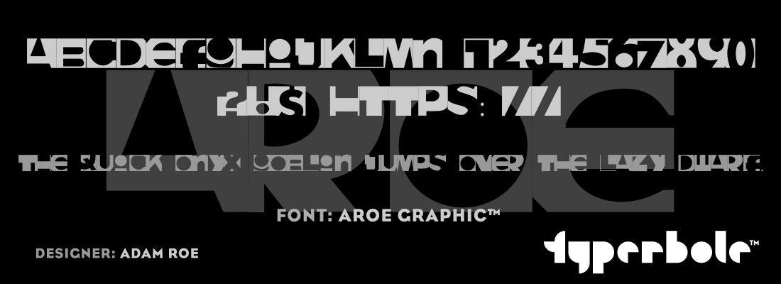 AROE GRAPHIC™ Font by Lunchbox™ - Lunchbox™ Font Collection
