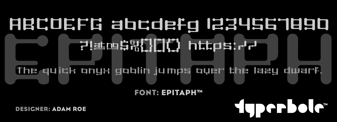 EPITAPH™ Font by Lunchbox™ - Lunchbox™ Font Collection