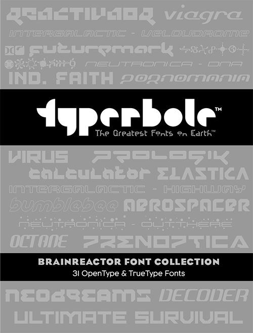 VIEW BRAINREACTOR FONT COLLECTION