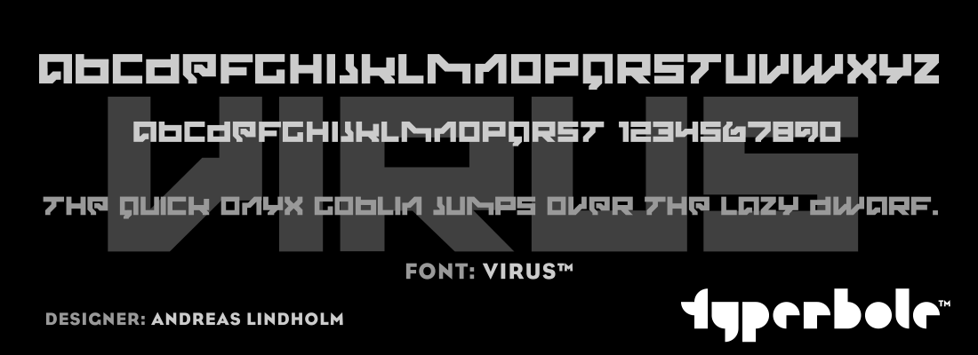 VIRUS™ - Typerbole™ Master Collection | The Greatest Fonts on Earth™